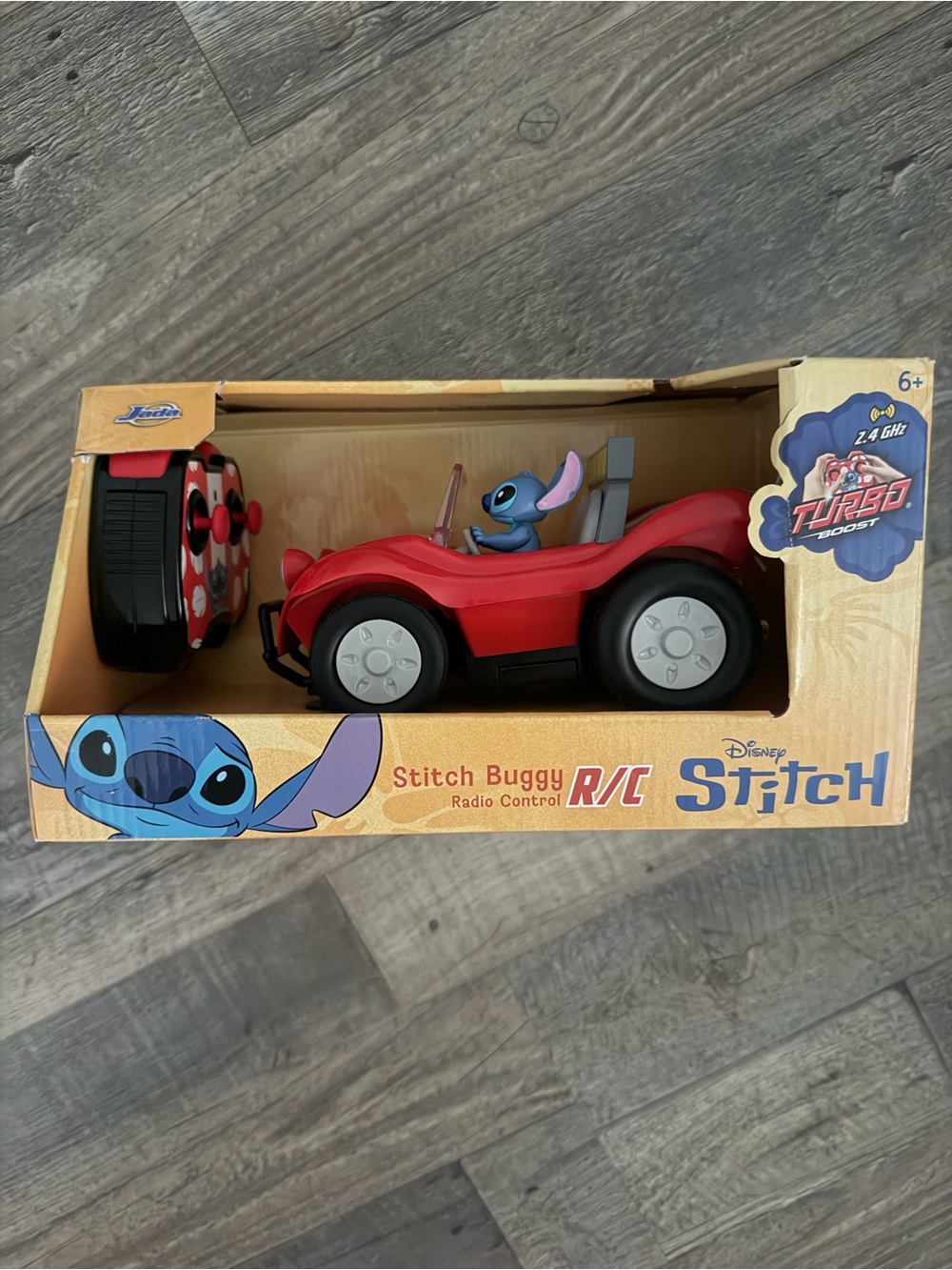 Disney Stitch Red RC Buggy with Blue Stitch Figure
